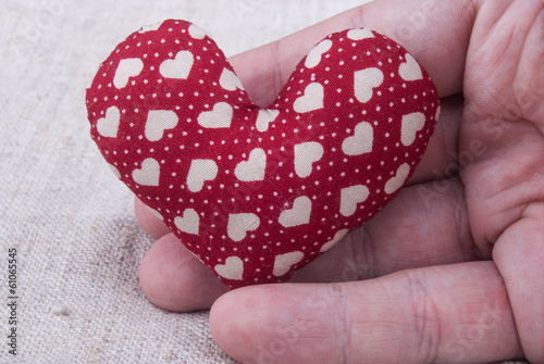 heart on wood photo