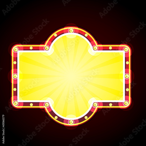 neon sign advertising announcement