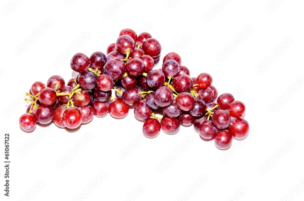 Red grapes