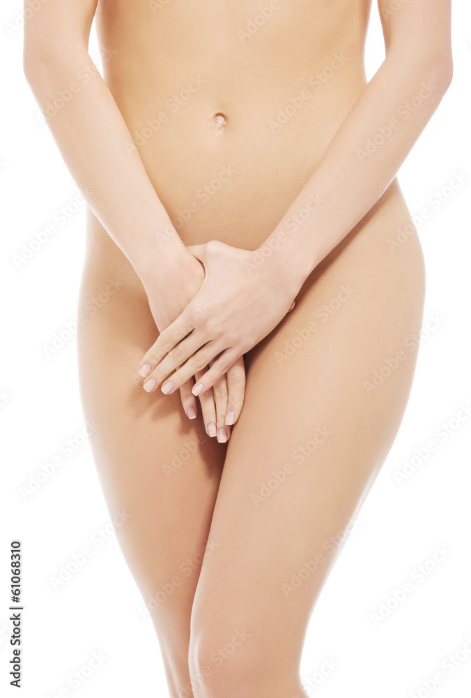 Beautiful woman's naked body. Fresh, clean skin. Stock Photo | Adobe Stock