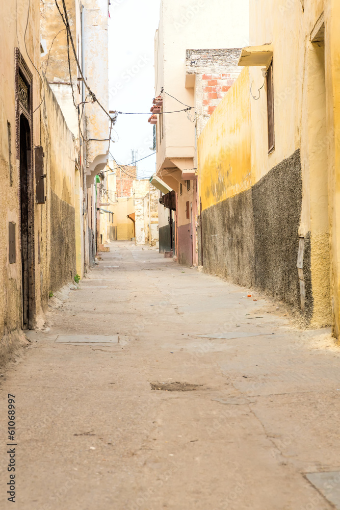 Gasse in der Altstadt von Meknes, Marokko