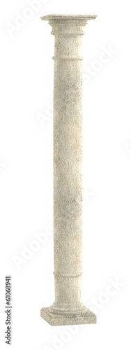 realistic 3d model of column