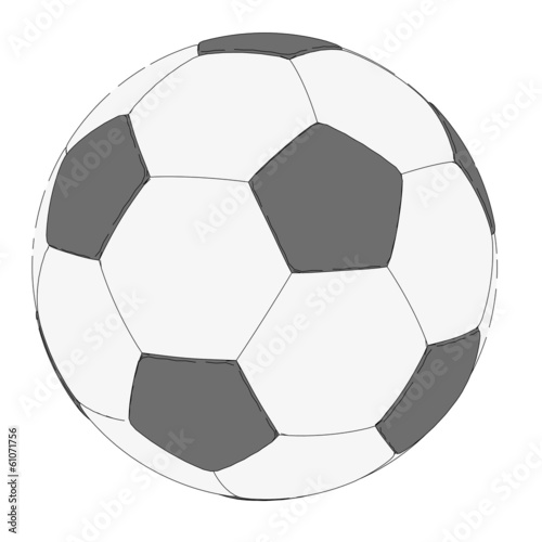 cartoon image of soccer ball