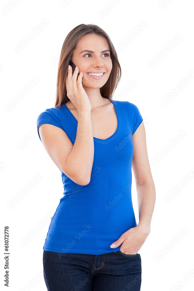 Beauty on the phone. Beauty on the phone.