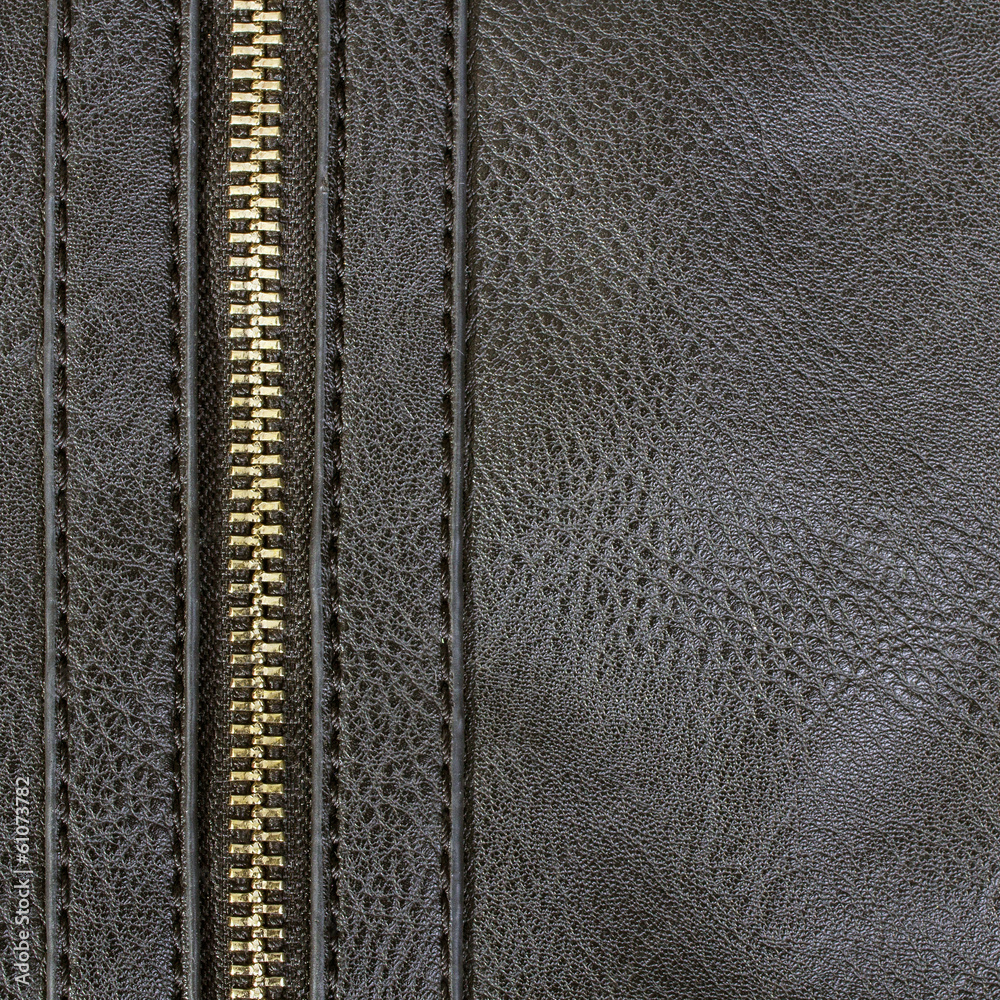 dark artificial leather with zipper for background dark artificial leather with zipper for background