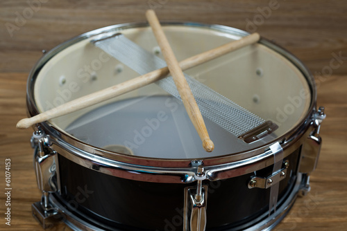 Drum and drumsticks