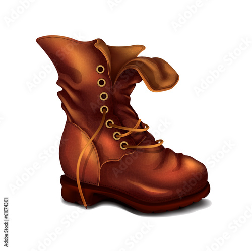 Vector Old Boot