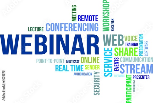 word cloud - webinar