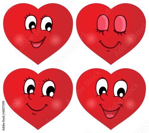 Valentine hearts thematic set 2