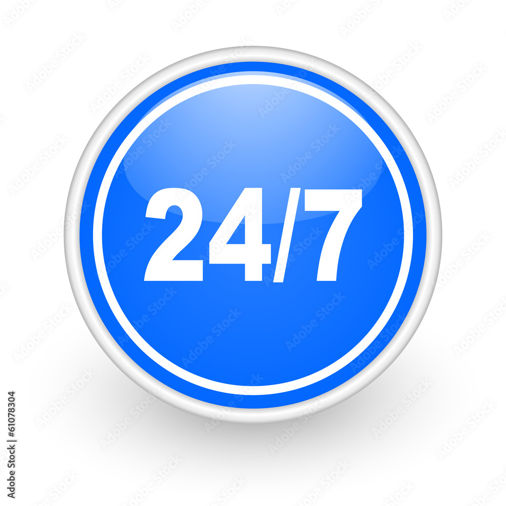 24/7 icon 24/7 icon
