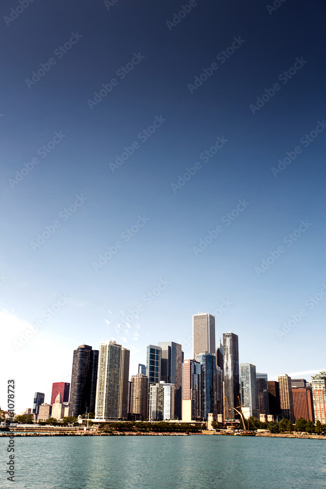 Downtown skyline Chicago