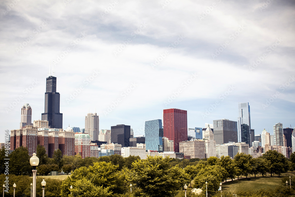 Fototapeta premium Downtown skyline Chicago