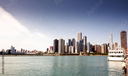 Downtown skyline Chicago