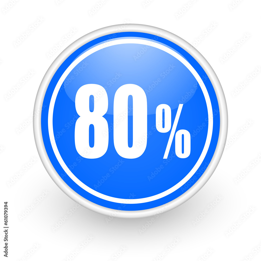80 percent icon 80 percent icon