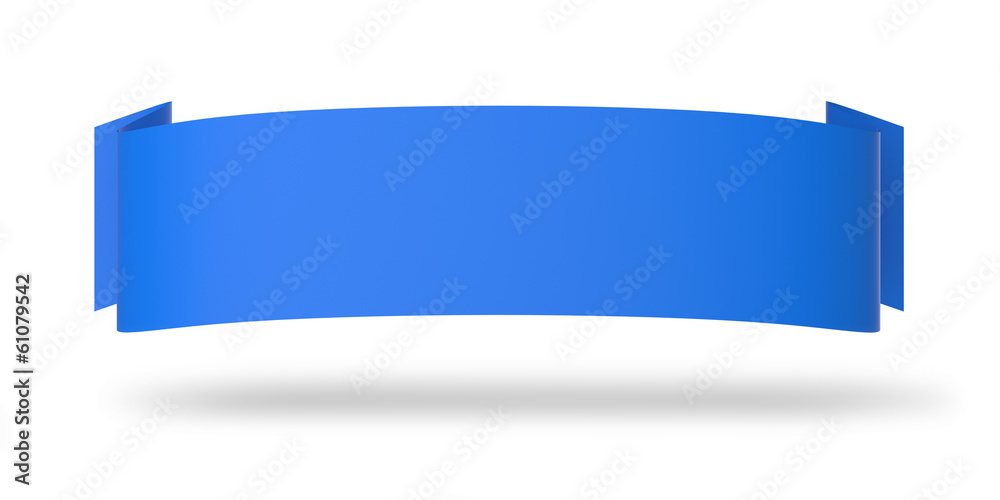Werbeplakat Horizontal Blau