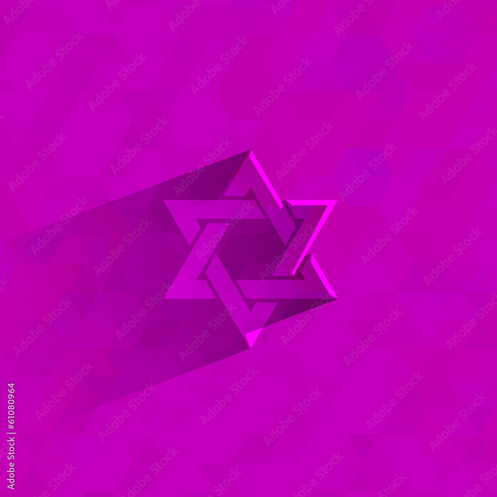 Star of David . Vector format Star of David . Vector format
