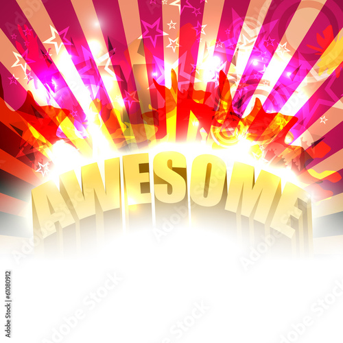 Vector awesome party background