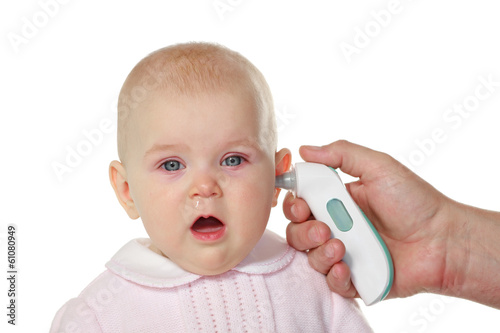 8 months baby girl having fever