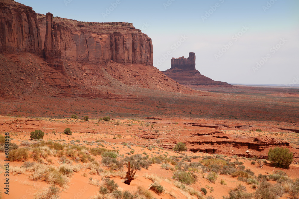 Monument Valley, desert canyon in Utah, USA Monument Valley, desert canyon in Utah, USA