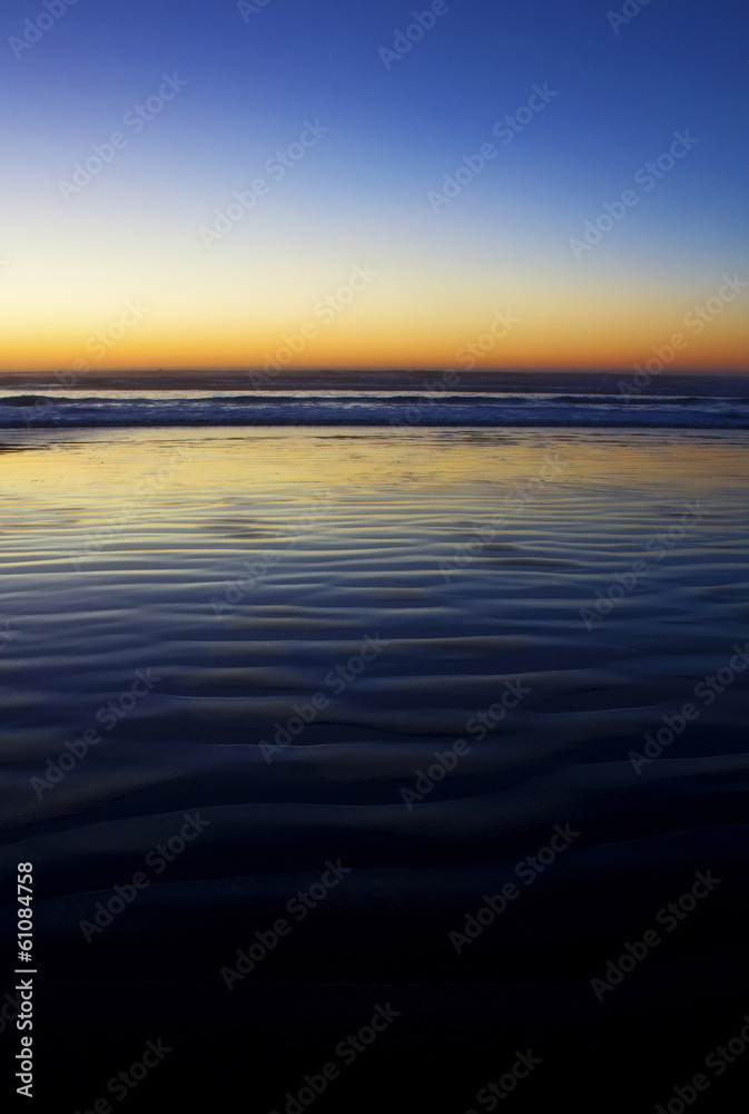 ocean sunset - verticle background