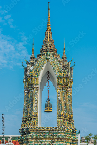Photography bell dome Wat Pho temple bangkok thailand