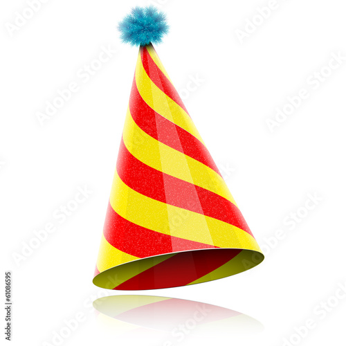 Colorful Glossy Hat For Celebration.