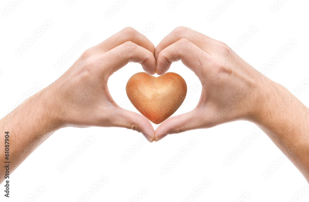 Fototapeta premium Hände mit Herz