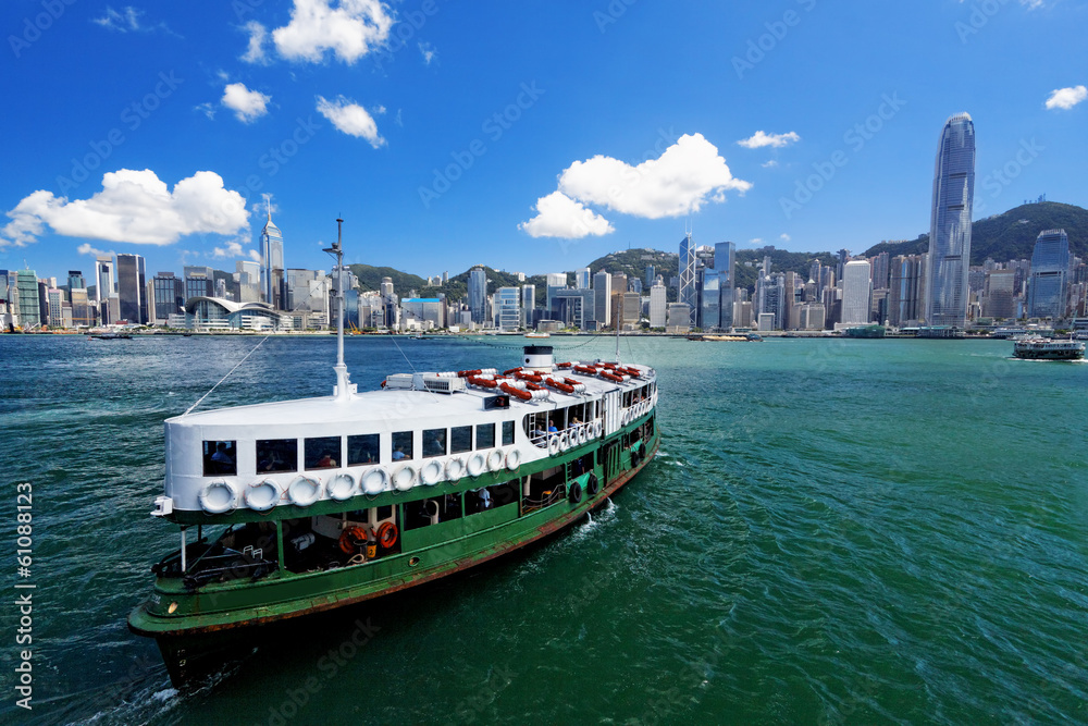 Victoria Harbor of Hong Kong