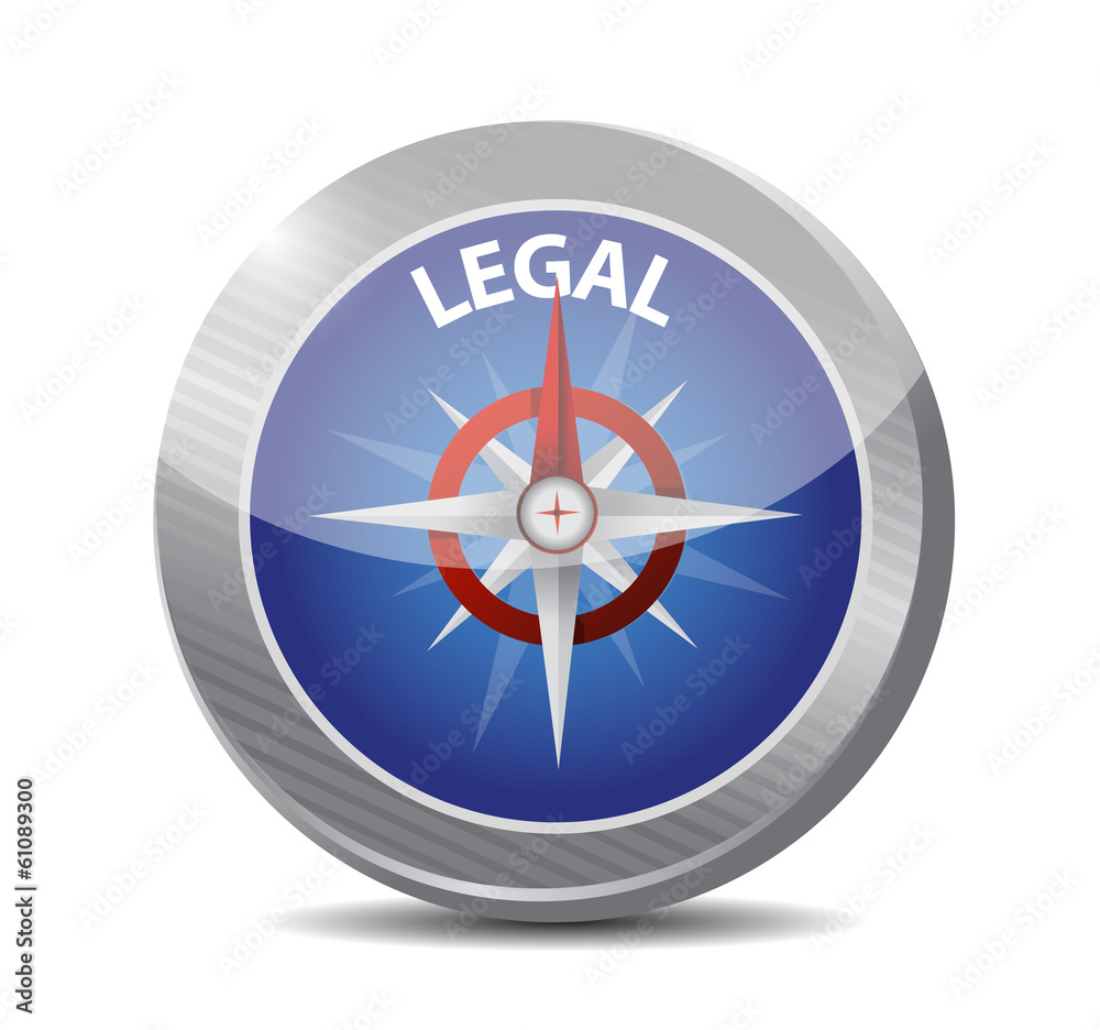 legal compass illustration design legal compass illustration design