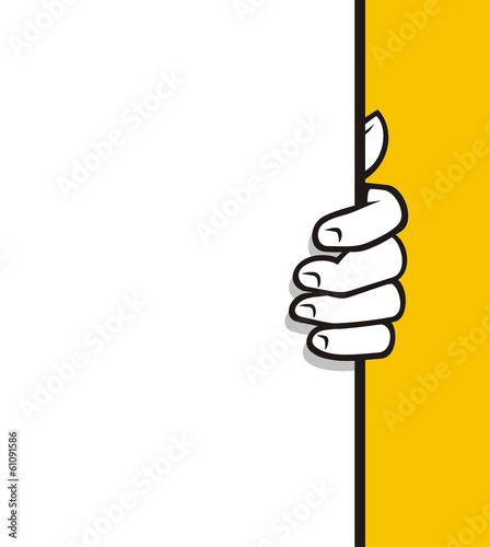 Fingers holding