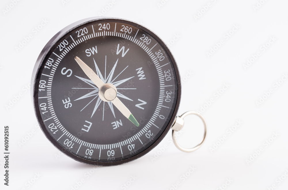 Compass isolated on white background