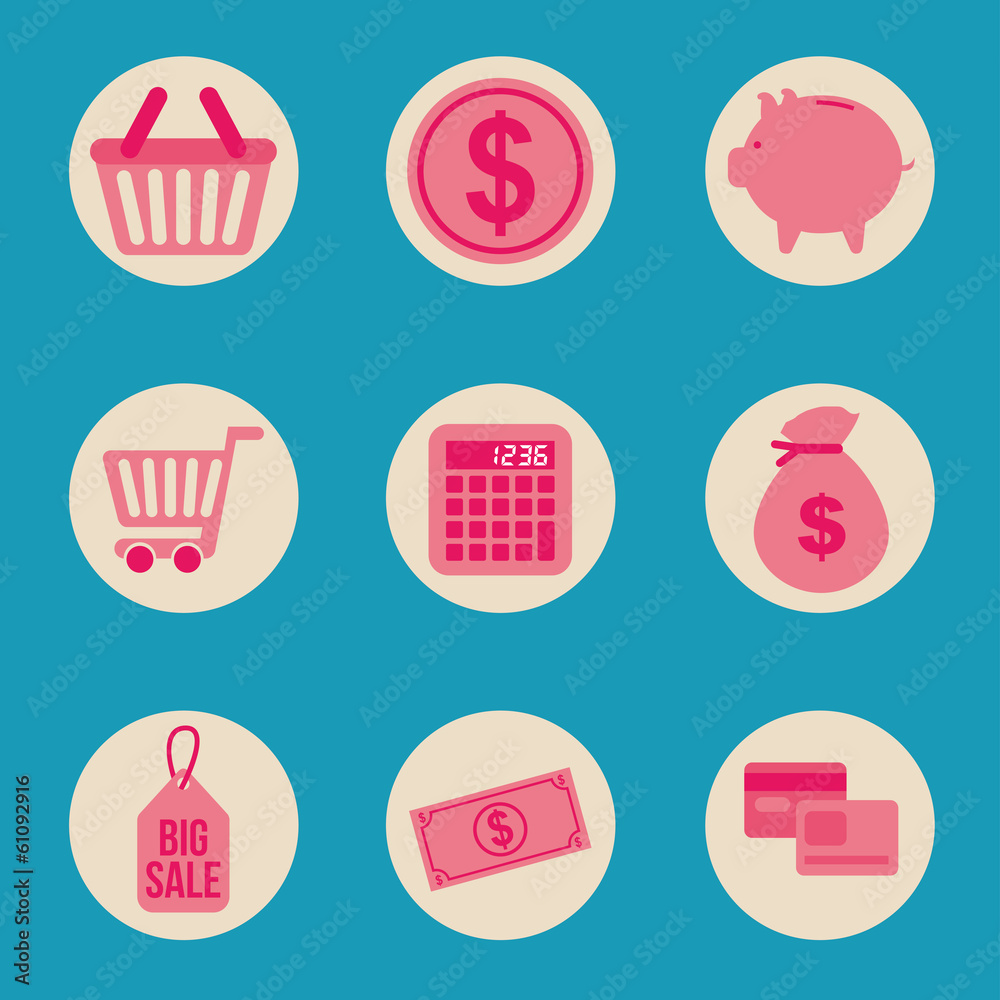 Fototapeta premium shopping design