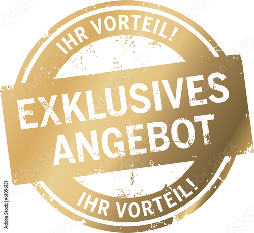 Sticker Exklusives Angebot in Gold