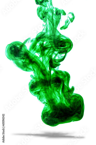 Liquido fluido verde