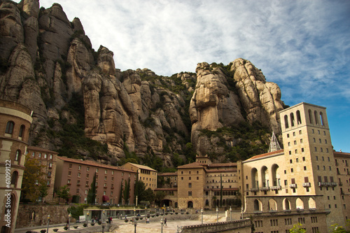 Santa Maria de Montserrat Abbey, Catalonia, Spain.