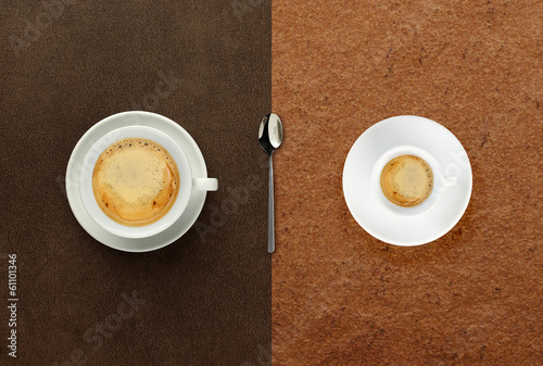 cup of coffee with spoon