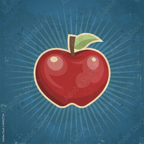 Retro Apple Illustration