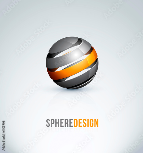 logo design sphere ball
