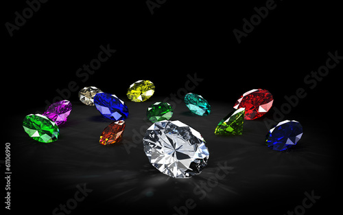 gemstones - precious stones photo