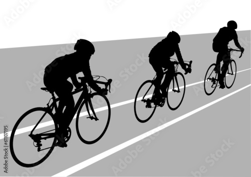 Competition of cyclists