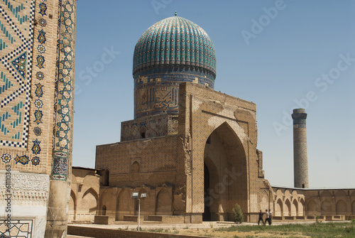 Dôme de La mosquee Bibi Khanoum à Samarcande
