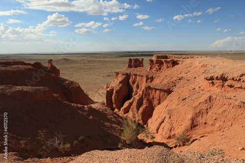 Bayanzag die Flammenden Felsen der Mongolei photo