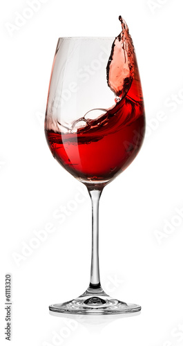 Obraz na płótnie Wine splash w salonie