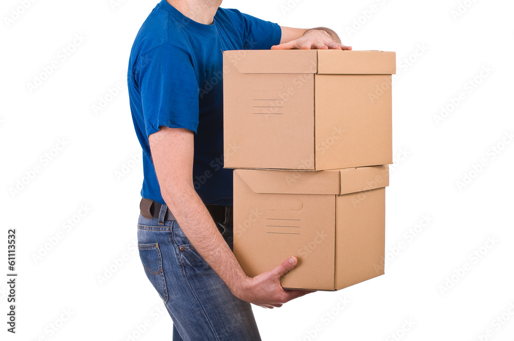 Delivery man. Delivery man.