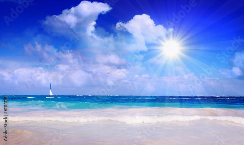 Caribbean Dream beach and sunshine. 