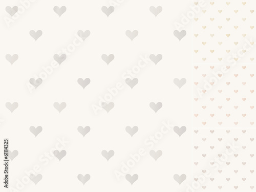 seamless heart pattern with shiny gradient