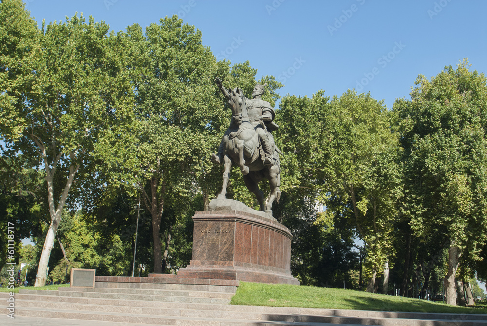 Statue de Tamerlan, Tachkent, Ouzbekistan