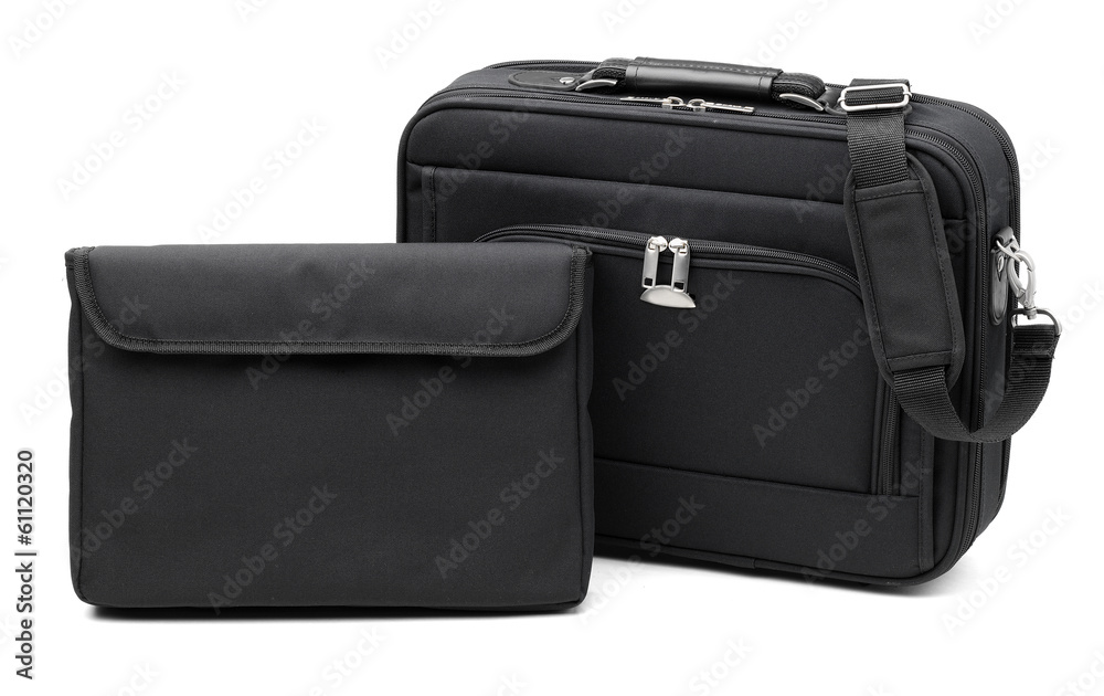 black brief case black brief case