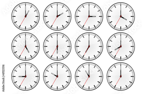 12 Stunden Uhr