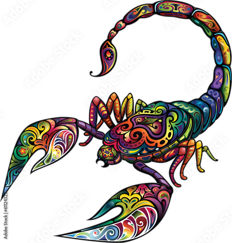 Сheerful scorpion